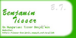 benjamin tisser business card